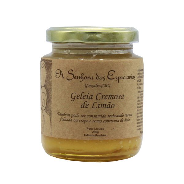 Geleia Cremosa de Limão Senhora das Especiarias 260g