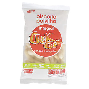 Biscoito de Polvilho de Linhaça e Gergelim Crek Crek 50g