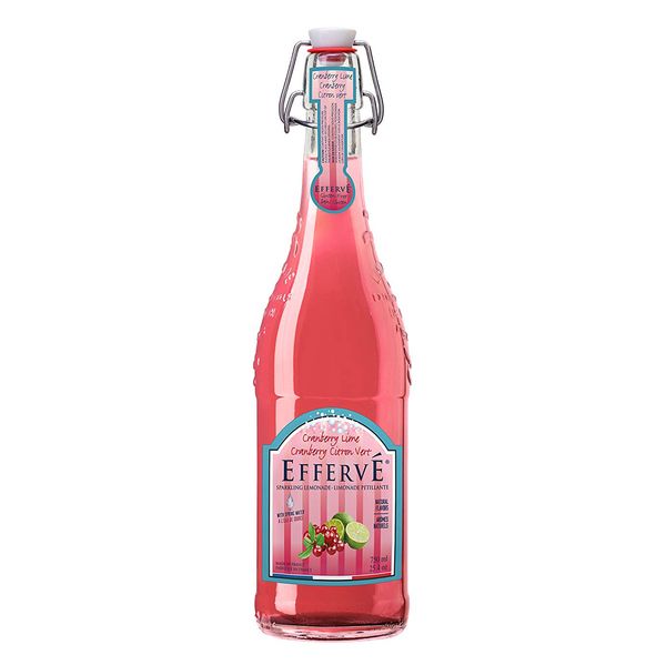 Água com Gás Saborizada de Cranberry Lime Effervé 750ml