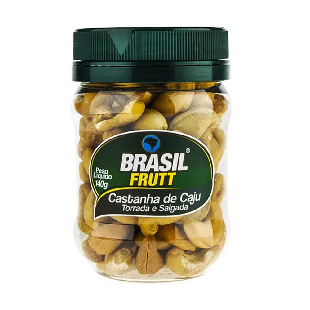 Castanha de Caju Torrada e Salgada Brasil Frutt - 140g