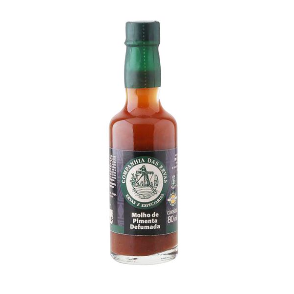Molho de Pimenta Defumada Companhia das Ervas 80ml