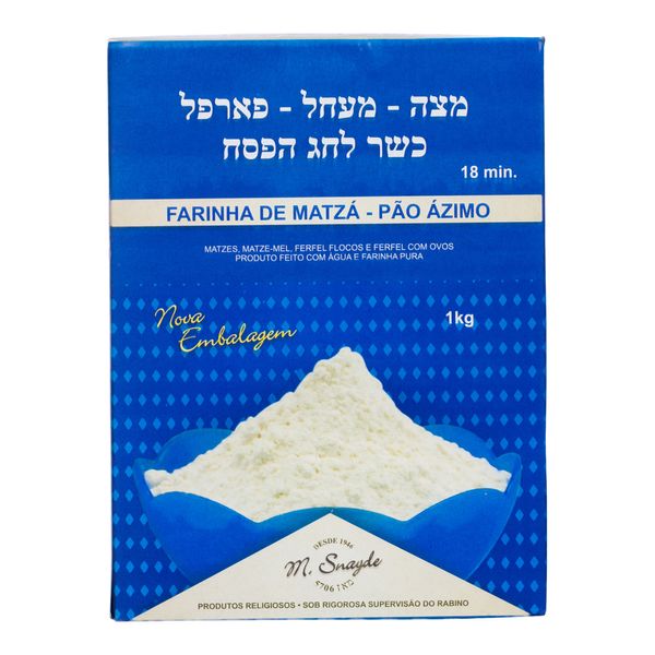 Farinha de Matzá M. Snayde Kosher 1kg