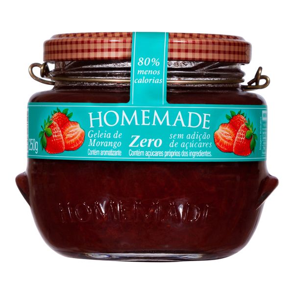 Geleia de Morango Zero Homemade 250g