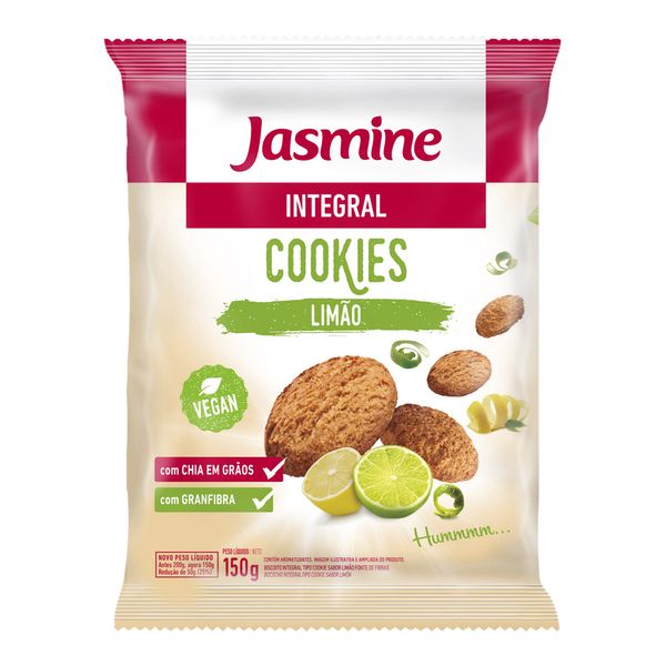 Cookies Integral Limão Jasmine 120g