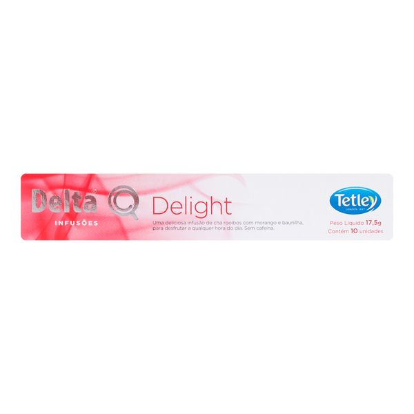 Cápsula de Chá Delight Rooibos Morango e Baunilha Delta Q 17,5g