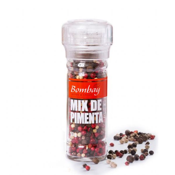 Mix de Pimenta com Moedor Bombay 50g