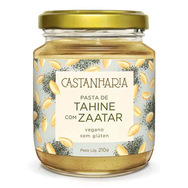 Pasta De Tahine Com Zaatar Castanharia 210g