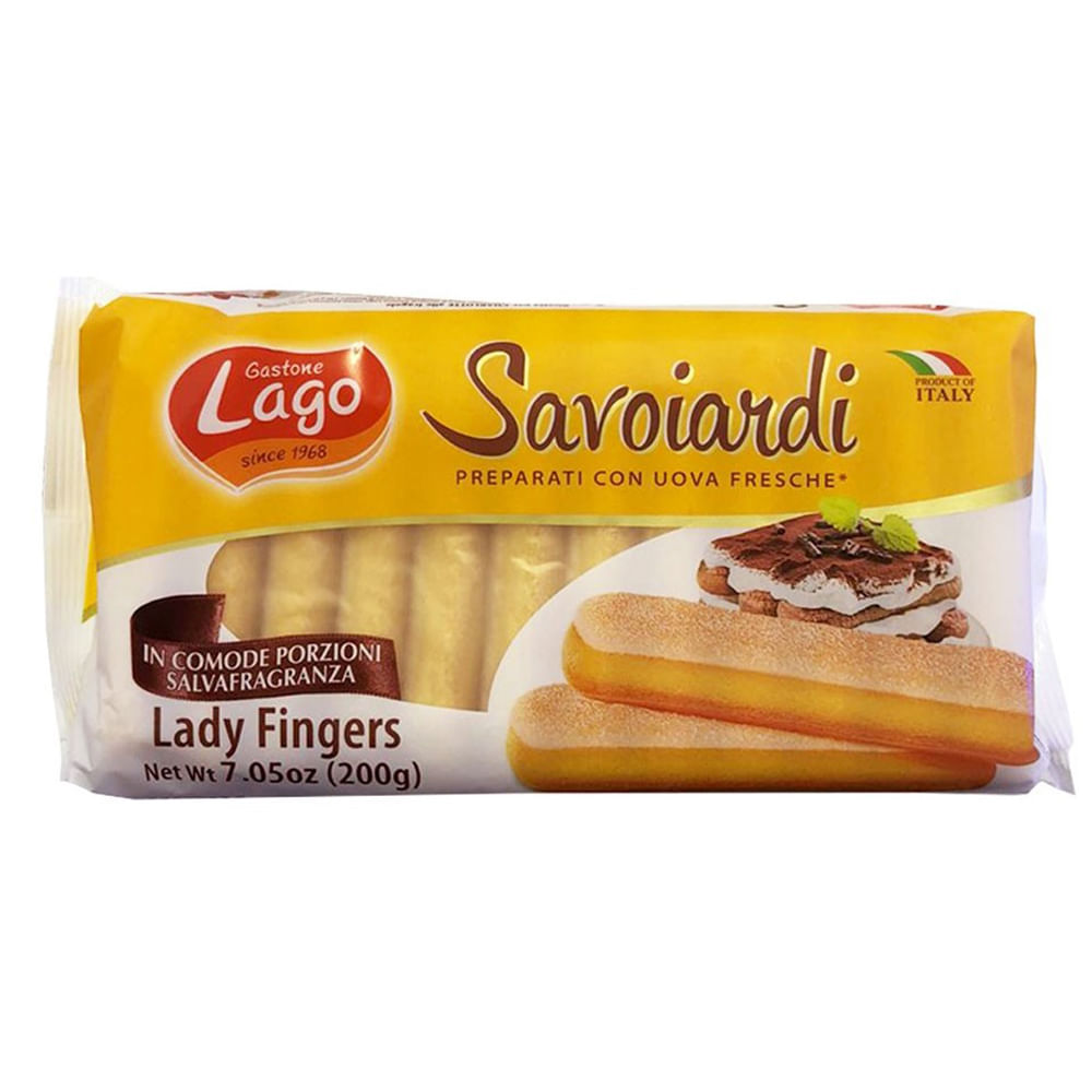 Biscoito Lady Fingers Savoiardi Lago 200g Casa Santa Luzia