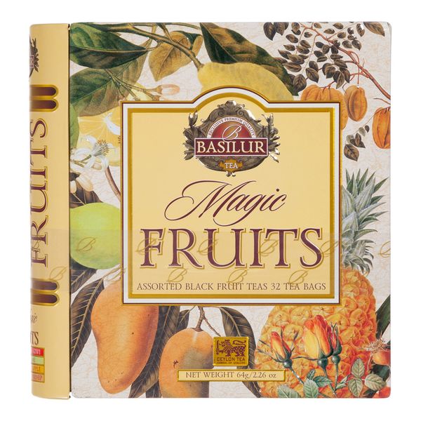 Chá Preto Coleção Magic Fruits Livro Basilur 64g