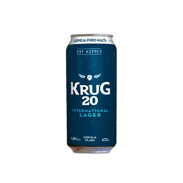 Cerveja Internacional Lager Krug Bier 473ml