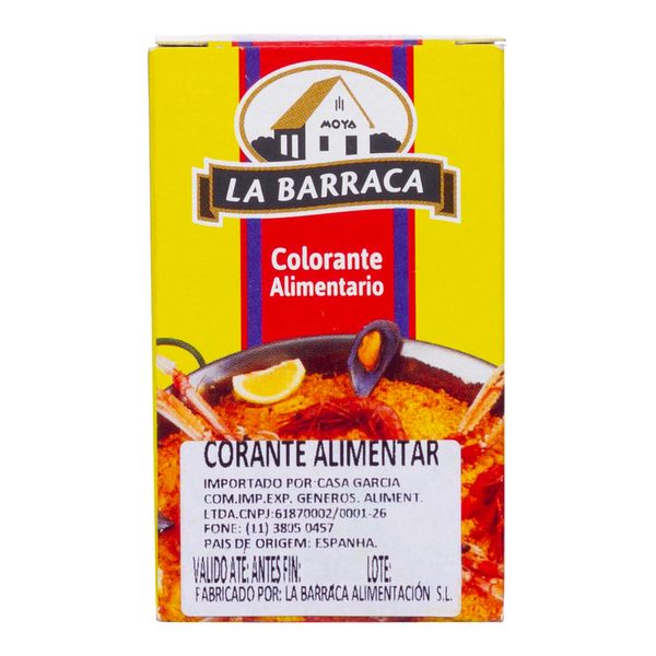 Corante Alimentar La Barraca 10 Envelopes