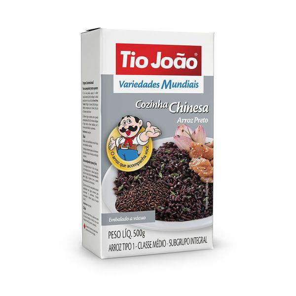 Arroz Preto Cozinha Chinesa Tio João 500g