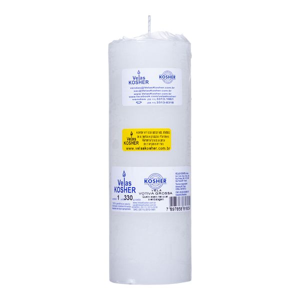 Vela Votiva Grossa Parve 330g Kosher