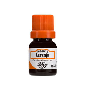 Corante Alimentício Laranja Líquido Arcolor 10ml