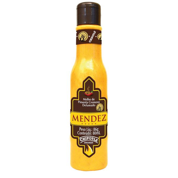 Molho de Pimenta Cremoso Defumado Chipotle Mendez 80ml