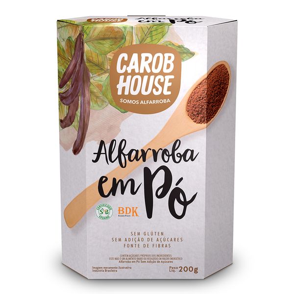 Alfarroba em Pó Carob House 200g