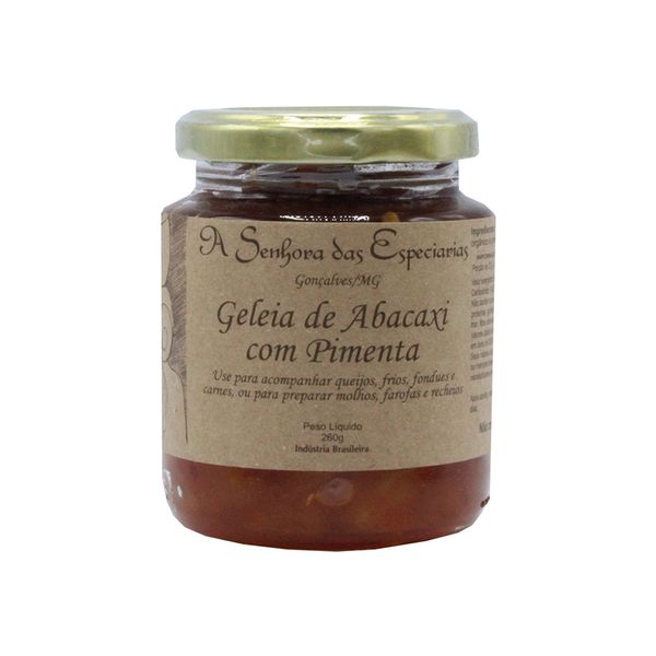 Geleia de Abacaxi com Pimenta Senhora das Especiarias 260g