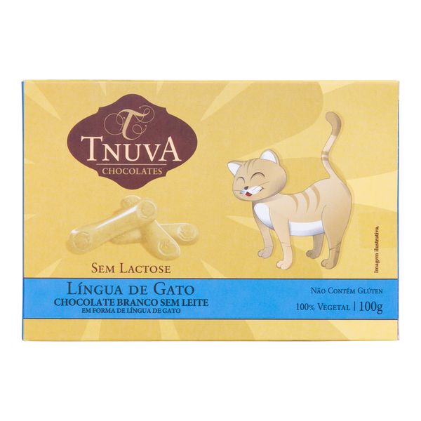 Chocolate Branco Tnuva Língua de Gato 100g