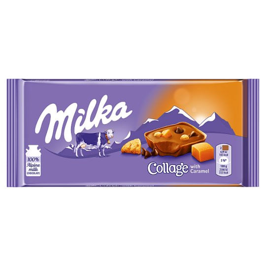 Chocolate Collage Caramelo Milka 93g
