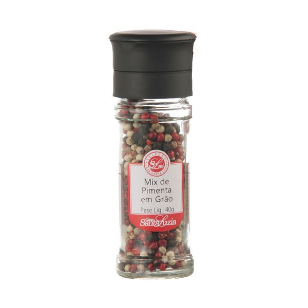 Mix de pimenta em grão Santa Luzia 40g