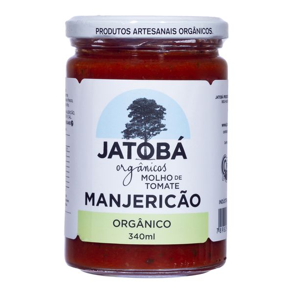 Molho de Tomate com Manjericão Orgânico Jatobá 340ml
