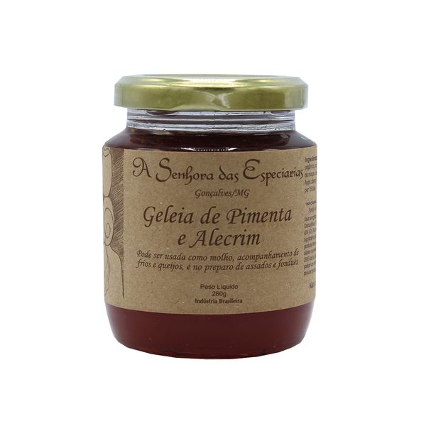 Geleia de Pimenta e Alecrim Senhora das Especiarias 260g