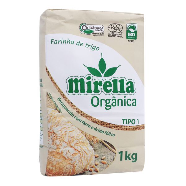 Farinha de Trigo Orgânico TP1 Mirella – 1kg