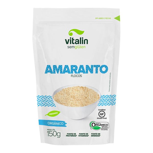 Amaranto em Flocos Orgânico Vitalin – 150g
