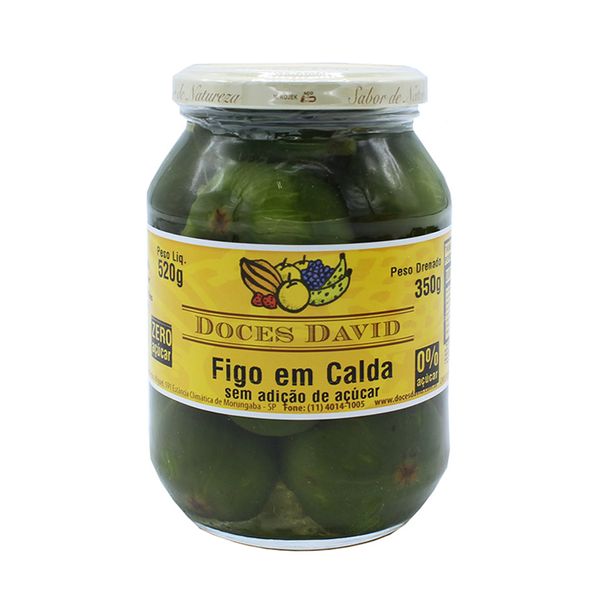 Figo em Calda Sem Açúcar Doces David 350g