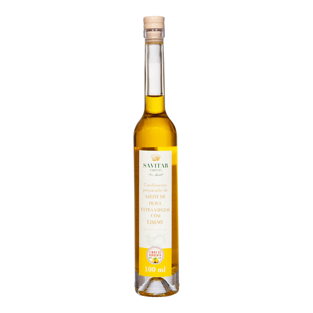 Condimento Preparado de Azeite de Oliva com Limão Savitar 100ml