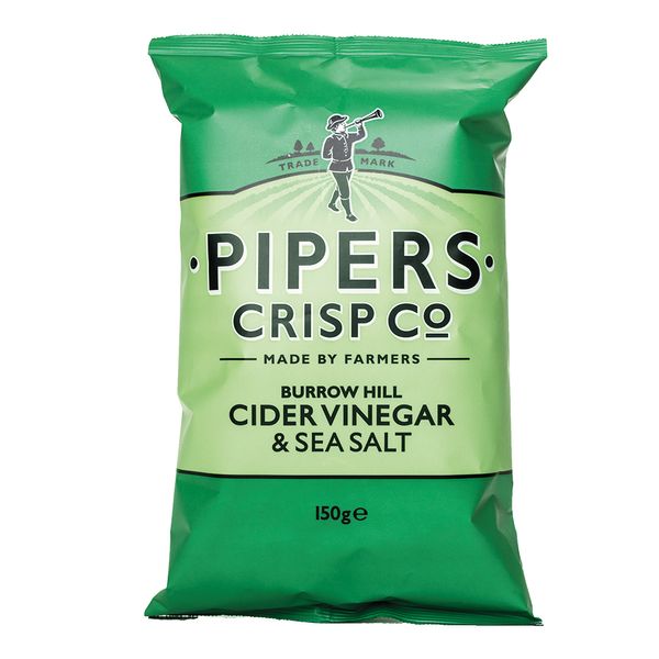Batata Pipers Vinagre de Cidra e Sal Marinho 150g