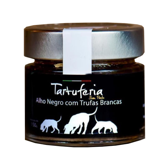 Alho Negro com Trufas Brancas Tartuferia San Paolo 150g