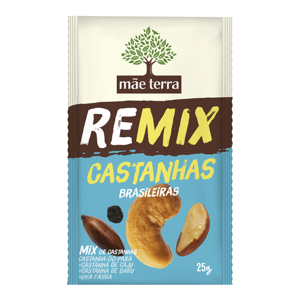 Remix Castanhas Brasileiras Mãe Terra 25g