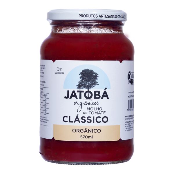 Molho de Tomate Clássico Orgânico Jatobá 570ml