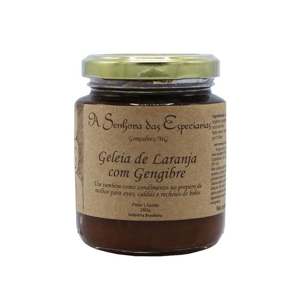 Geleia de Laranja com Gengibre Senhora das Especiarias 260g