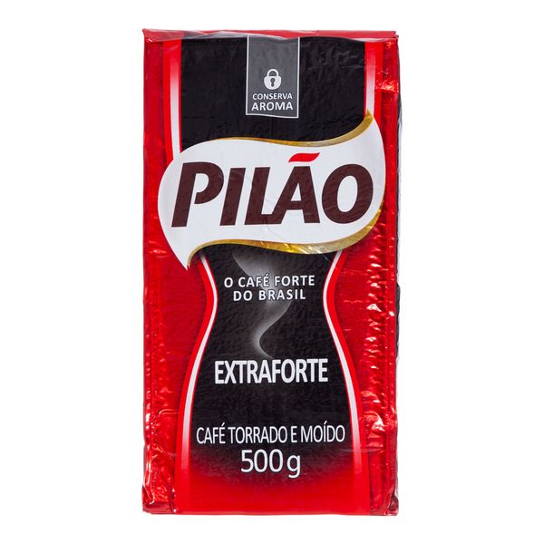 Café Torrado e Moído Extra Forte Vácuo Pilão 500g