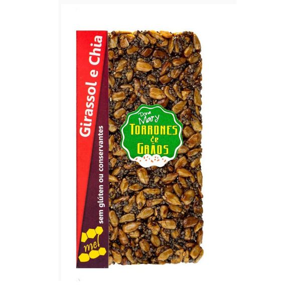 Torrone de Sementes de Girassol e Chia Dona Mary 32g