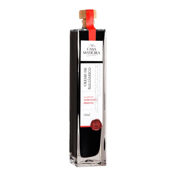 Creme Balsâmico de Morango com Pimenta Casa Madeira 100ml