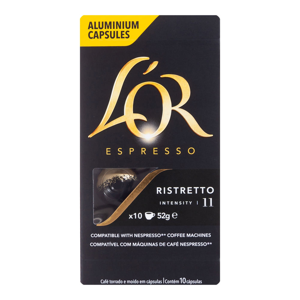 Café em Cápsulas Ponto L'or Ristreto 10 Unidades