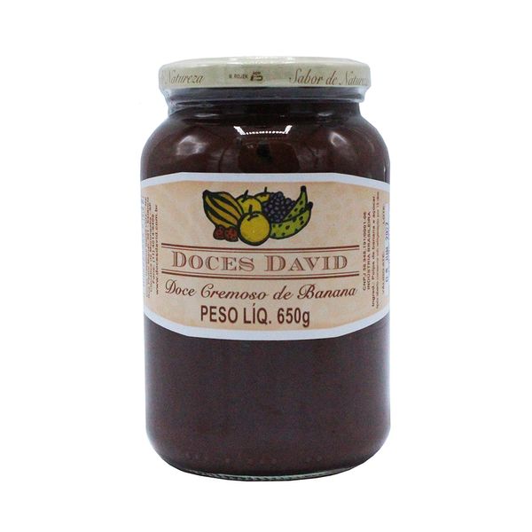 Doce de Banana Cremoso Doces David 650g
