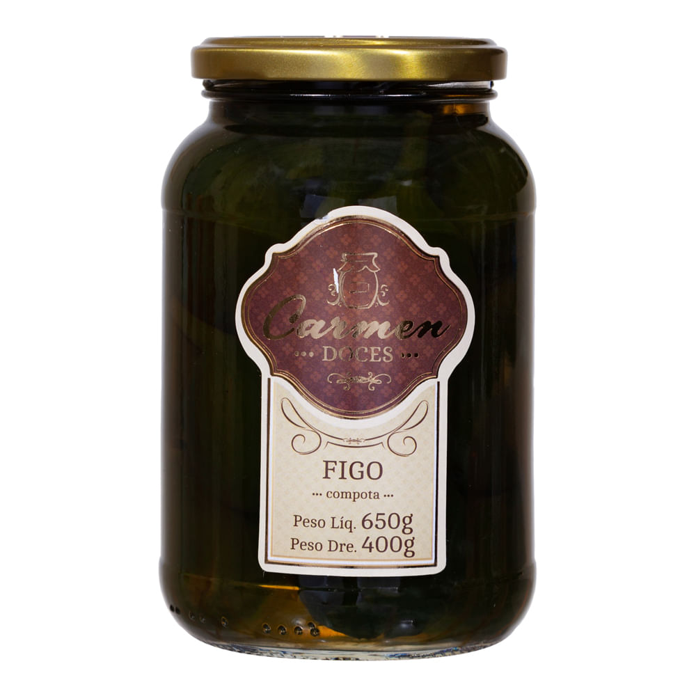 Compota De Figo Doces Carmen 650g