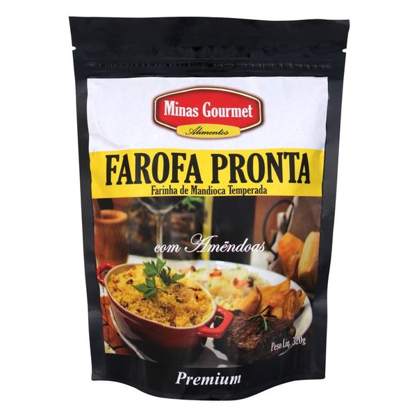Farofa de Mandioca Com Amêndoas Minas Gourmet 320g