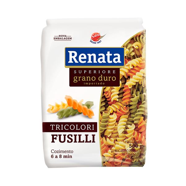 Macarrão Tricolori Fusilli Renata 500g