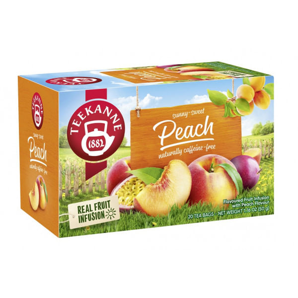 Chá Peach Teekanne 20 Sachês