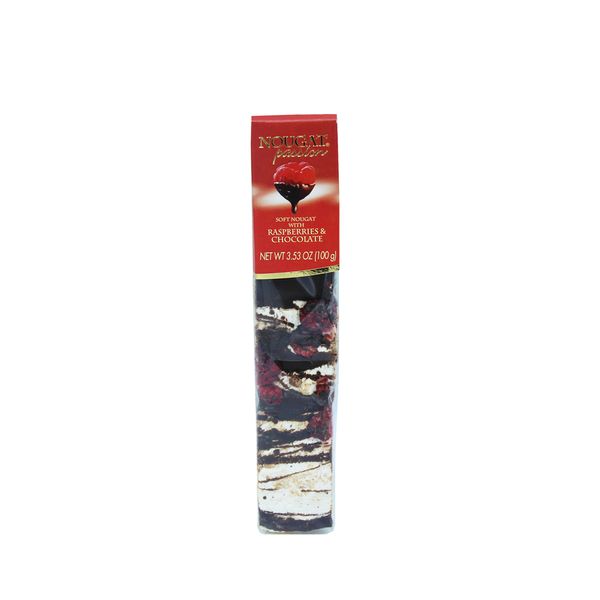 Torrone com Framboesa e Chocolate Amargo Quaranta 100g