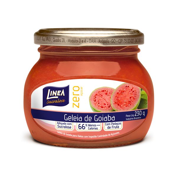 Geleia de Goiaba Zero Açúcar Linea 230g