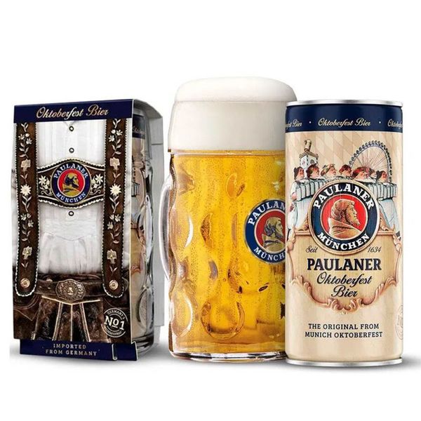 Kit Cerveja Paulaner + Copo Oktoberfest 1L