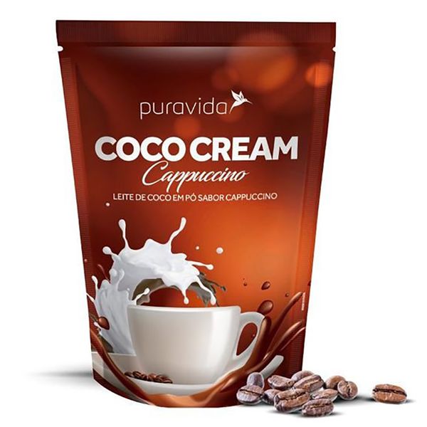 Leite de Coco em Pó Cappuccino Puravida – 250g