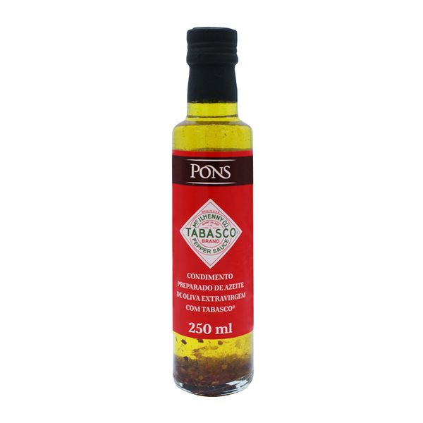 Condimento de Azeite de Oliva Extravirgem com Tabasco Pons 250ml