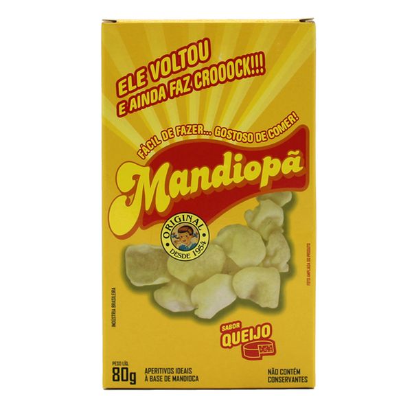 Mandiopã Sabor Queijo 80g